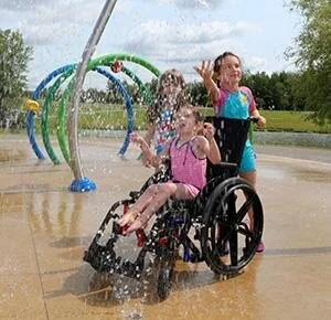 Jeux d’eaux du parc de la CitéCrédit&nbsp;: Ville de Longueuil