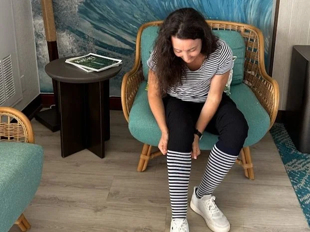 Banc d’essai : des bas de compression pour mes déplacements en avion