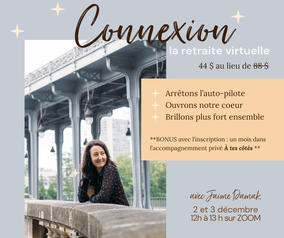 Connexion : la retraite en personne que tu cherchais — Je suis une ...