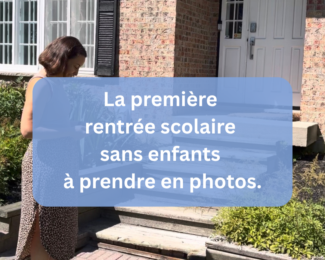 La première rentrée scolaire où il n'y a plus d'enfants à prendre en photos