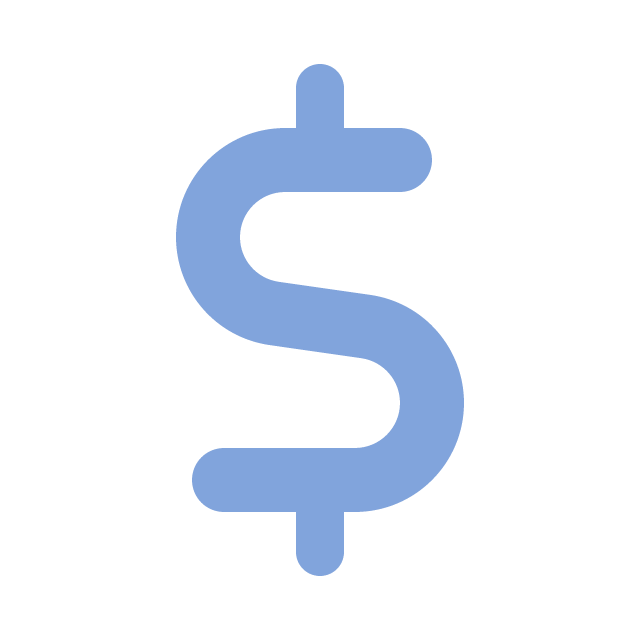 Icône symbole dollar