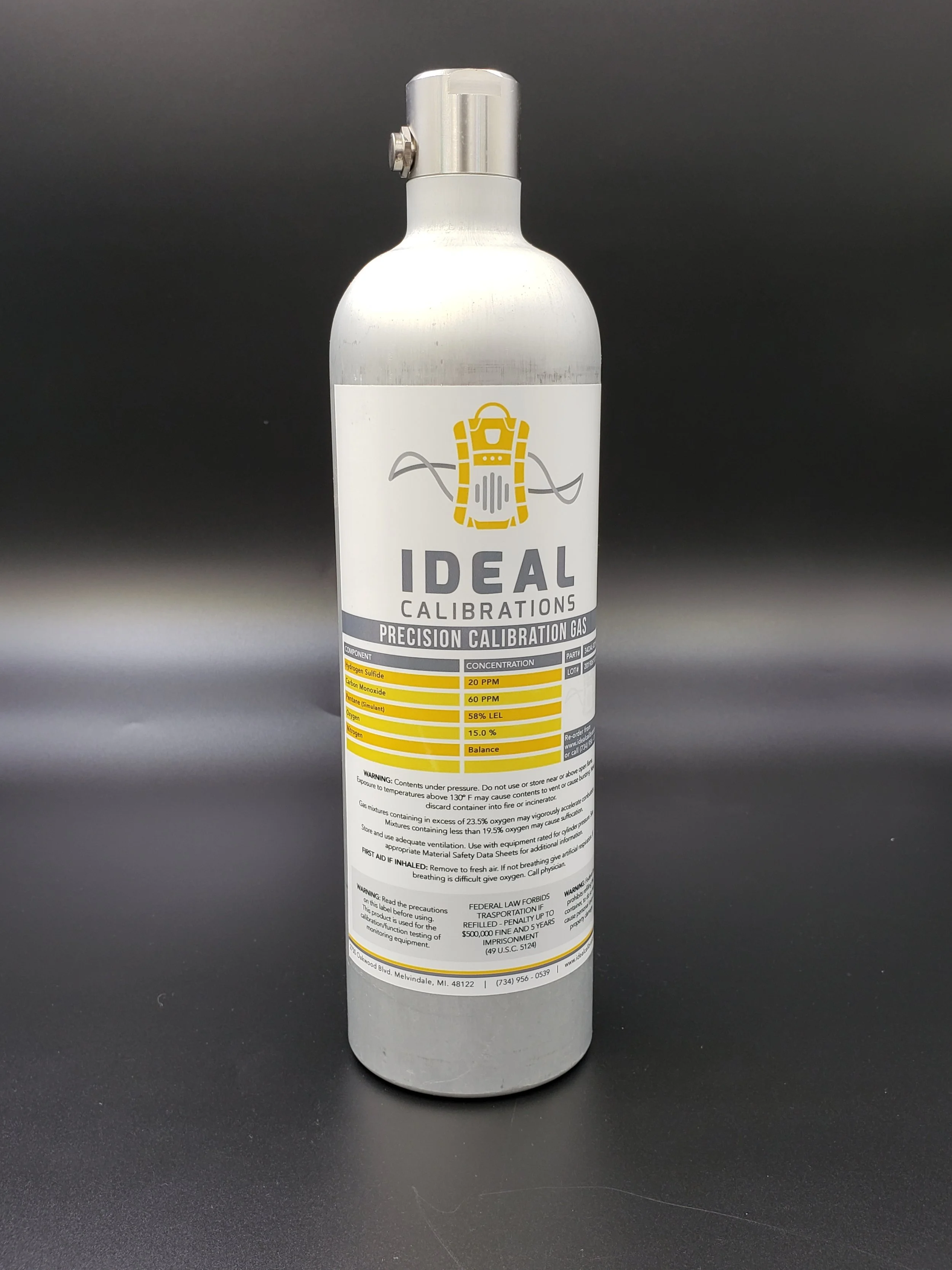 Industrial Scientific Ventis MX4 Calibration Gas — Ideal Calibrations