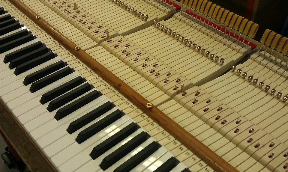 New custom ivory keys on vintage Steinway A.