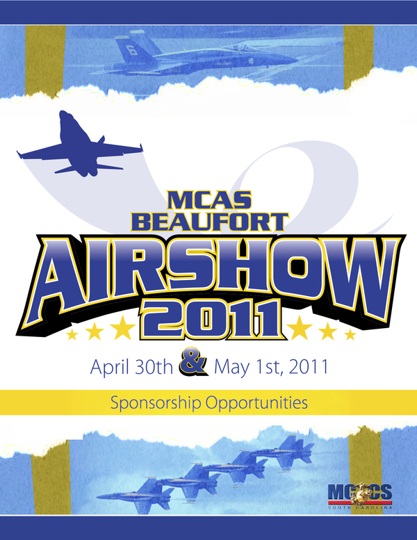 Beaufort Air Show 2011 | Beaufort, SC 30-Page Sponsorship Guide design and layout