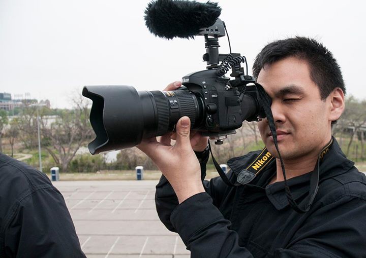 Yours truly at work around 50' up in the air in Dallas, TX for RIT. Photo by RIT BIG SHOT/Michael Peres