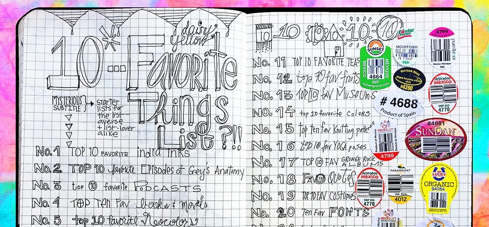 The joy of writing lists