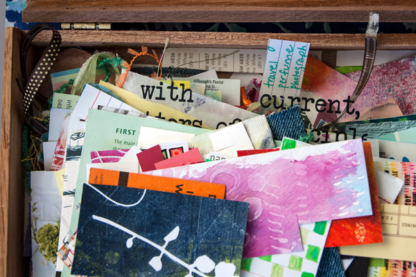How to Organize Mixed Media Supplies 