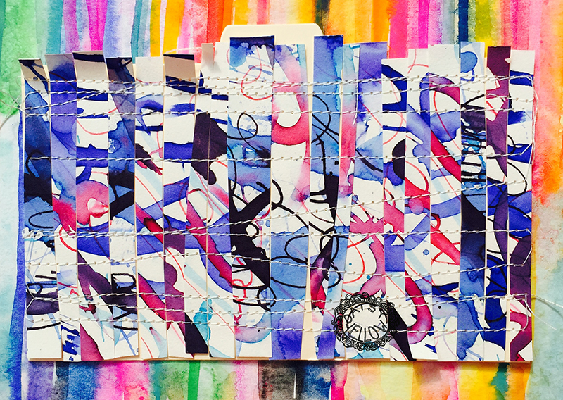 ICAD #18, inked papers