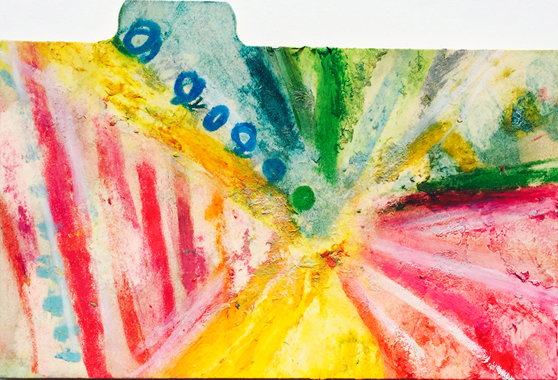 NEOCOLOR II, GOUACHE.