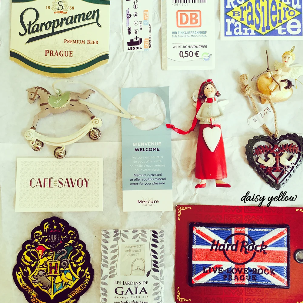 Ephemera from our Europe trip last summer. 