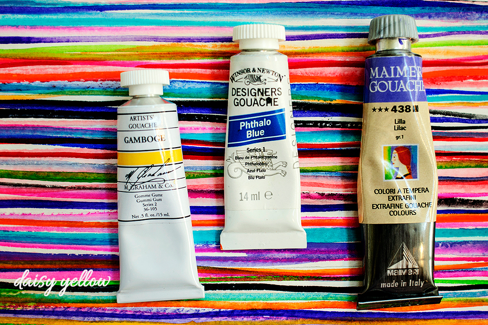 Gouache.