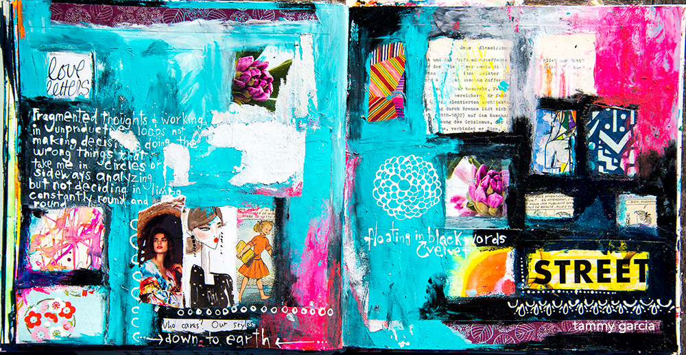 Art Journal Flip: The Pink Cupcake Journal