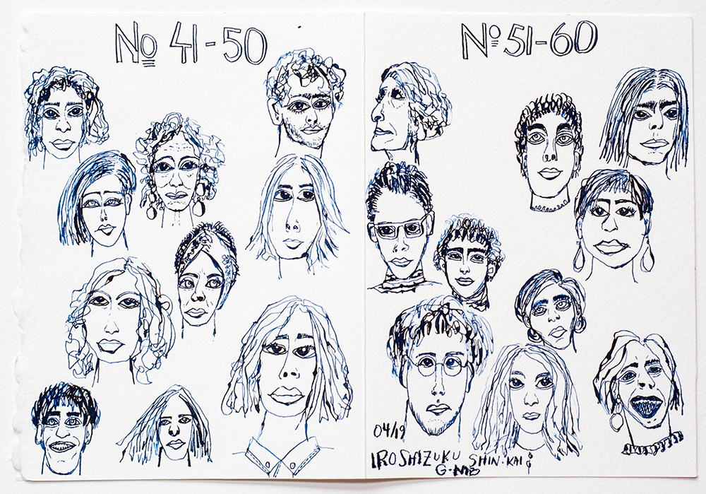 One week 100 people, 41-60.