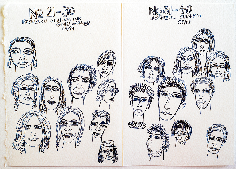 One week 100 people, 21-40.