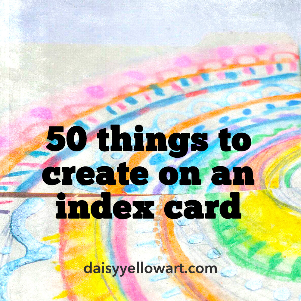 3x5 Printable Decorative Pastel Index Cards