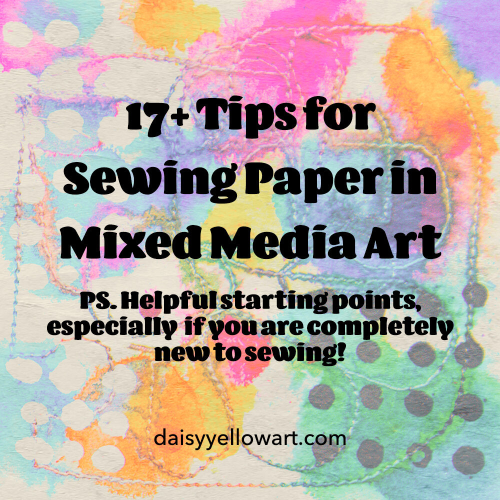 Mixed-Media Art That Looks Back At You - Cloth Paper Scissors