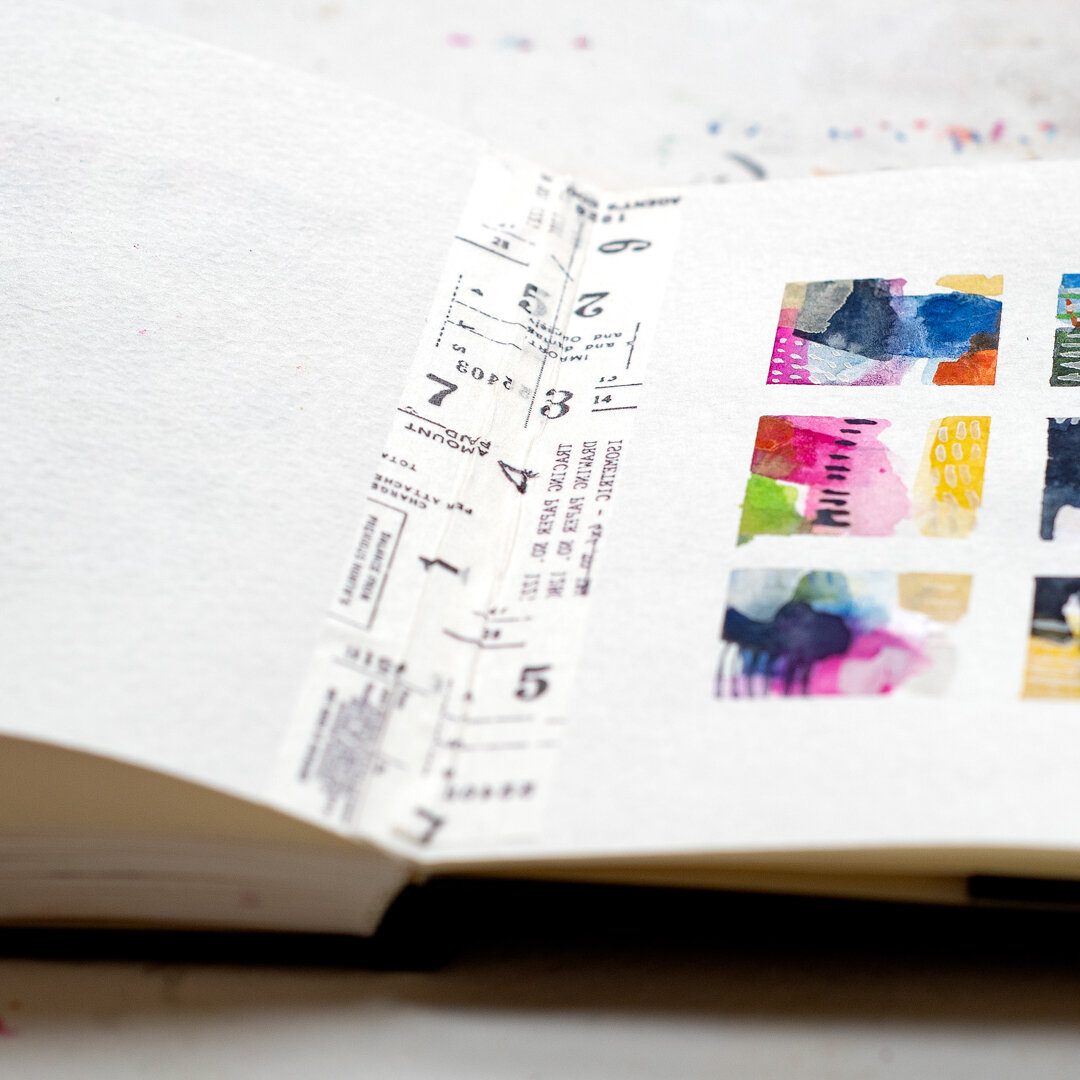 Art Journal Pages: Washi Tape - perfectly4med: Artist at work