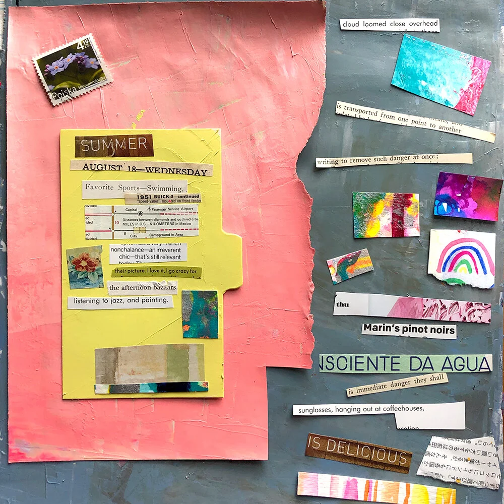 Constructing Collages with Text & Found Poetry