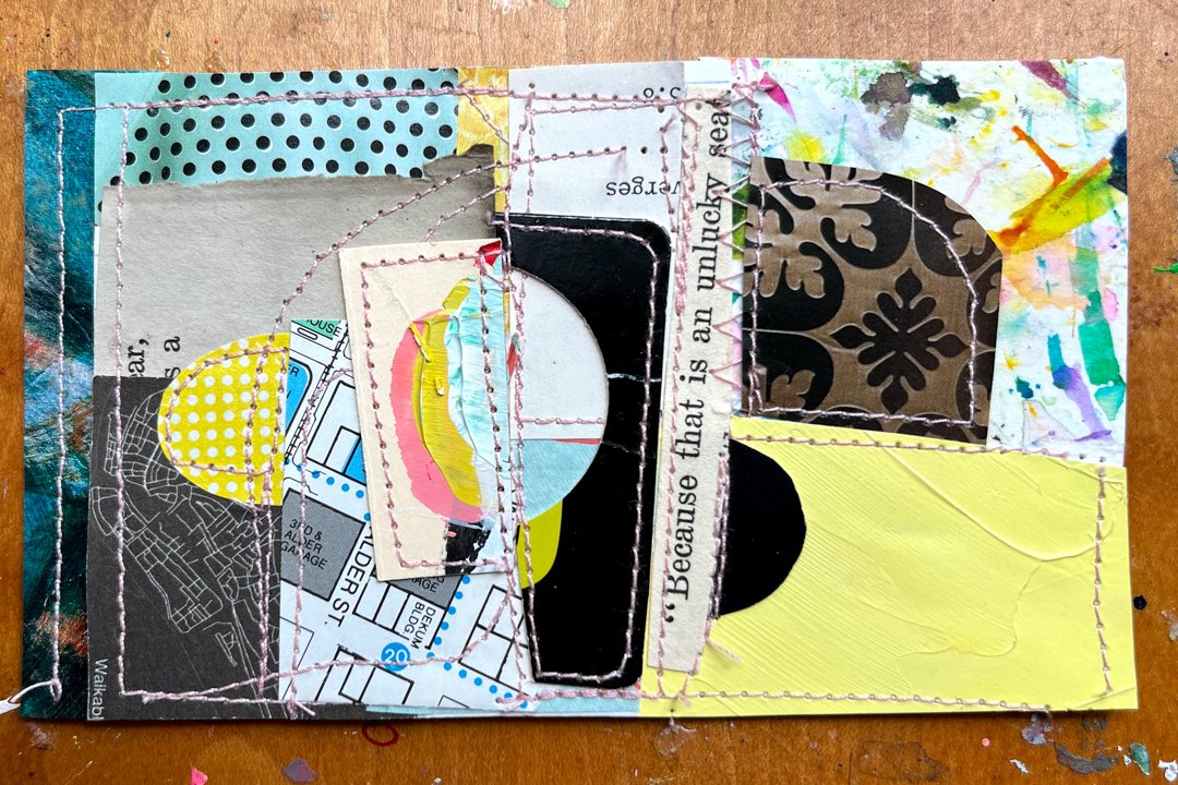 Sewing on paper discount