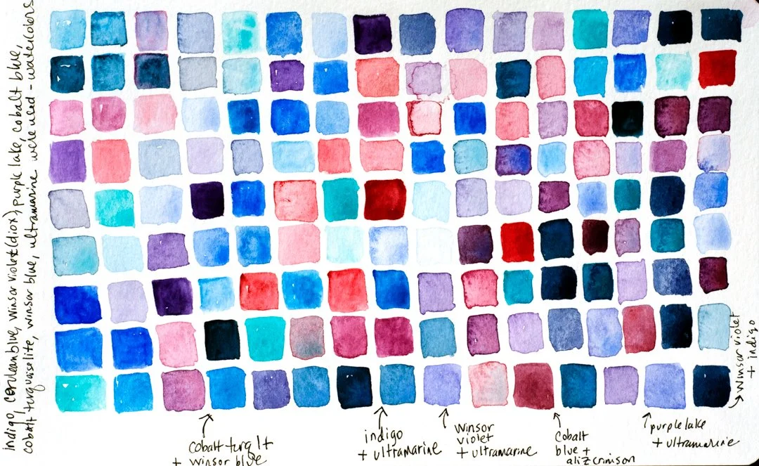 15+ Ideas for using grids in journaling, collage, painting & drawing