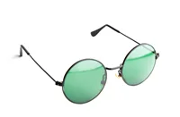 Stock photograph of groovie sunglasses.
