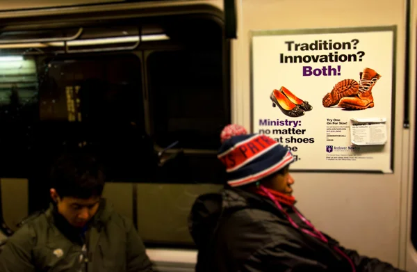 Andover Newton Theological School | Subway Interior Cards | February 2014
