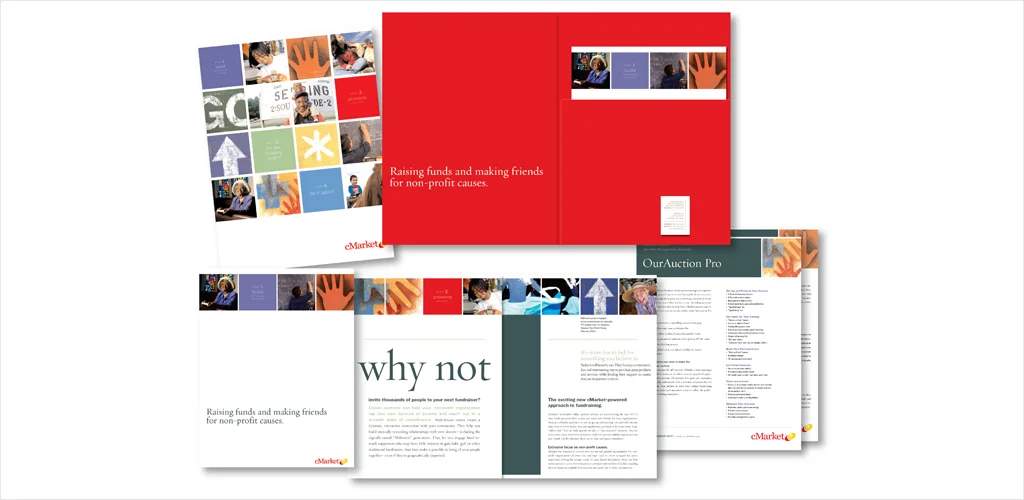 cMarket, Online Auctions: Print Collateral Package