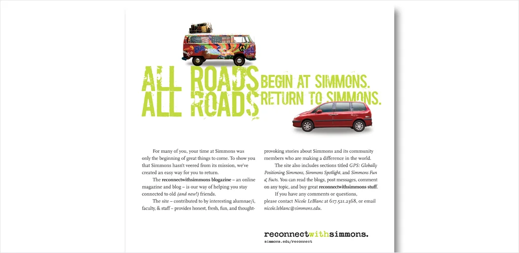 Print Ad: Simmons College