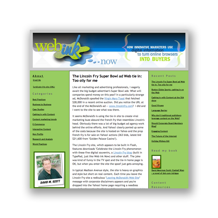 WebInkNow blog | 12.20.2005