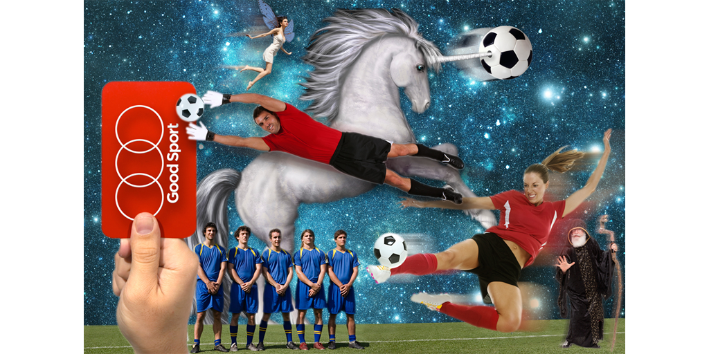 The Good Sport Soccer Unicorn