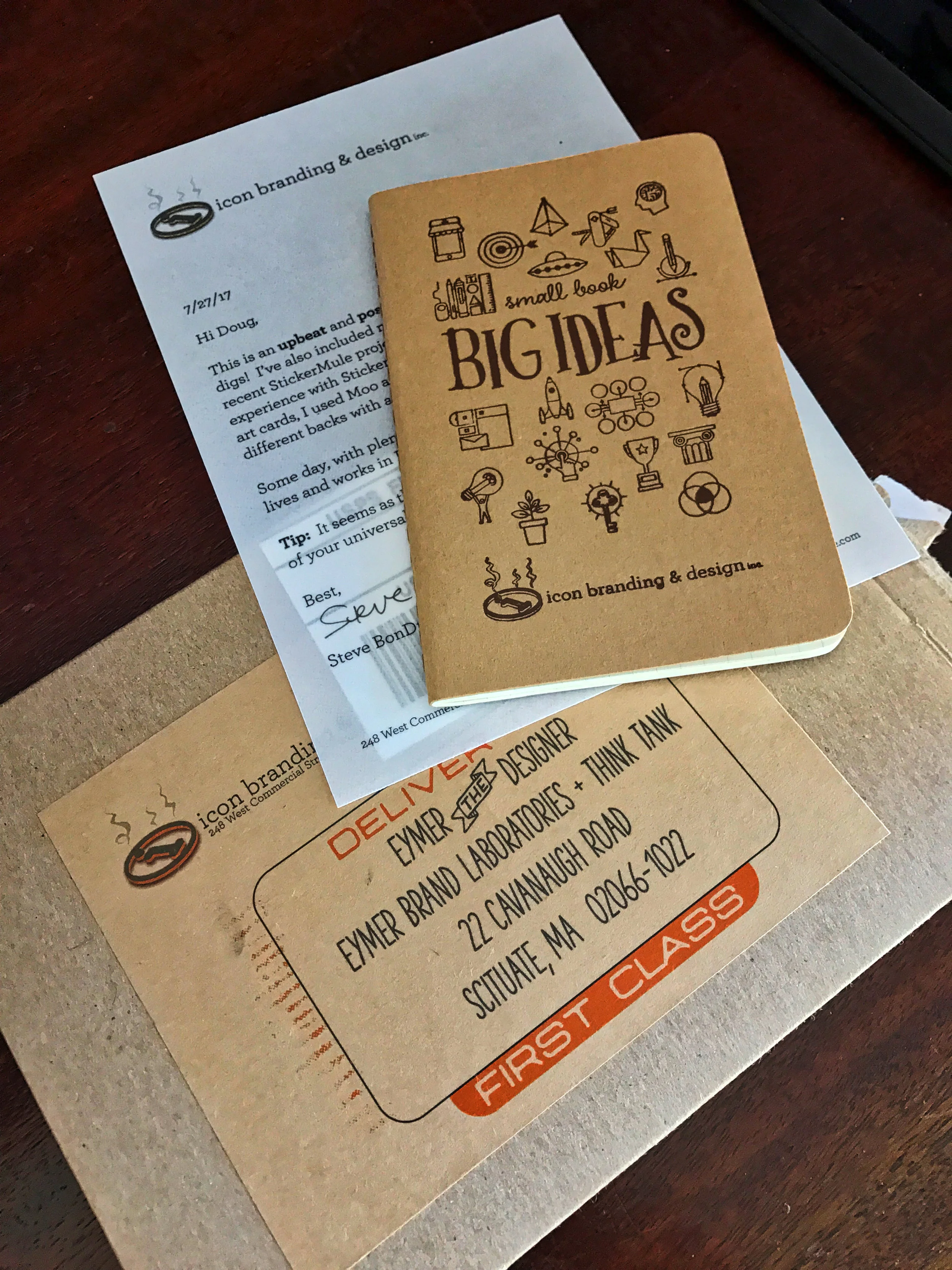 Icon Branding & Design | promotional mailer