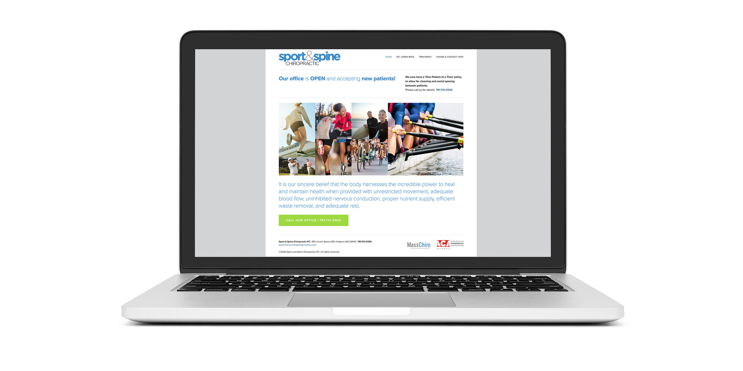Sport & Spine Chiropractic PC: website