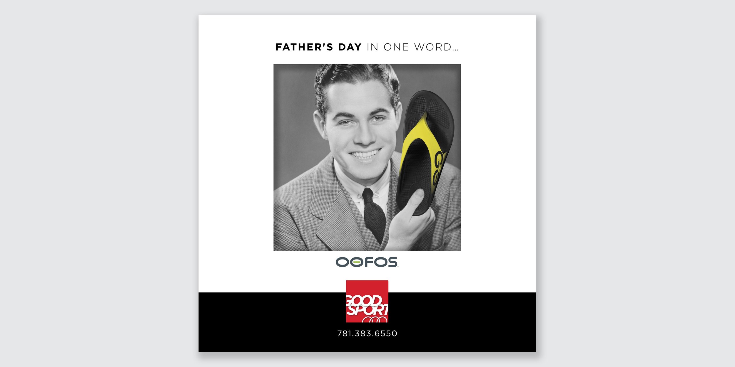 OOFOS :: Father's Day reminder