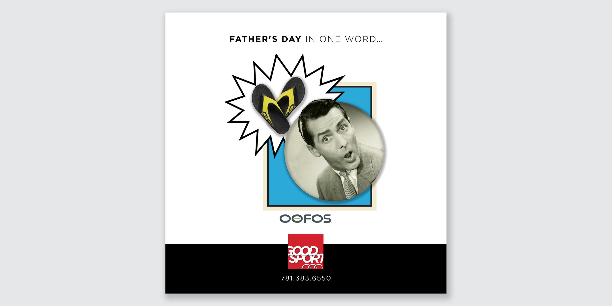 OOFOS :: Father's Day reminder