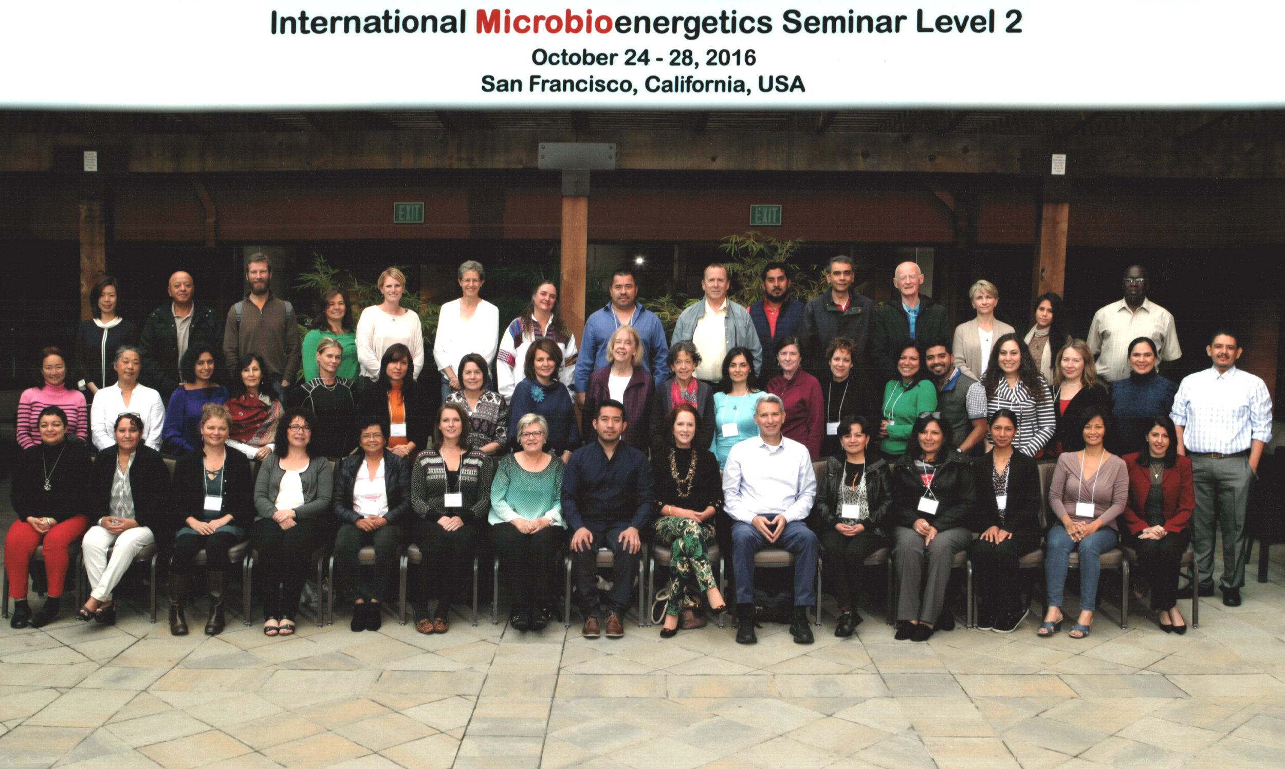 Internacional Microbioenergetics Seminar Level 2. San Francisco. USA 2016.