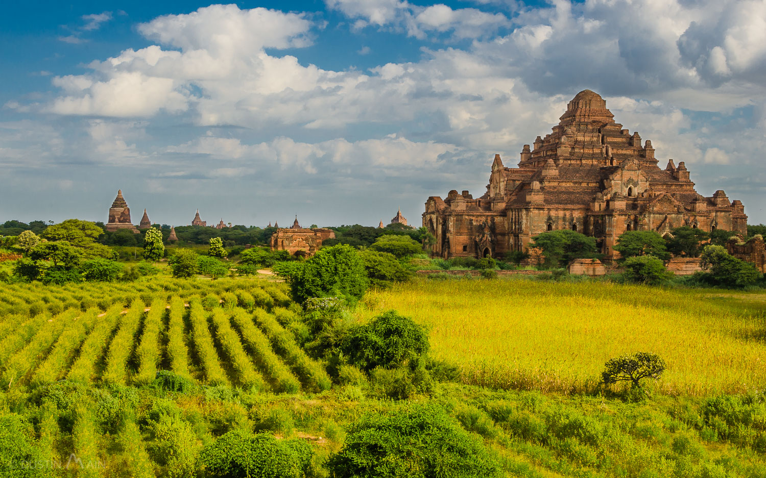 The massive Dhammayangyi temple. They say it's haunted. No way to know unless you see it for yourself.