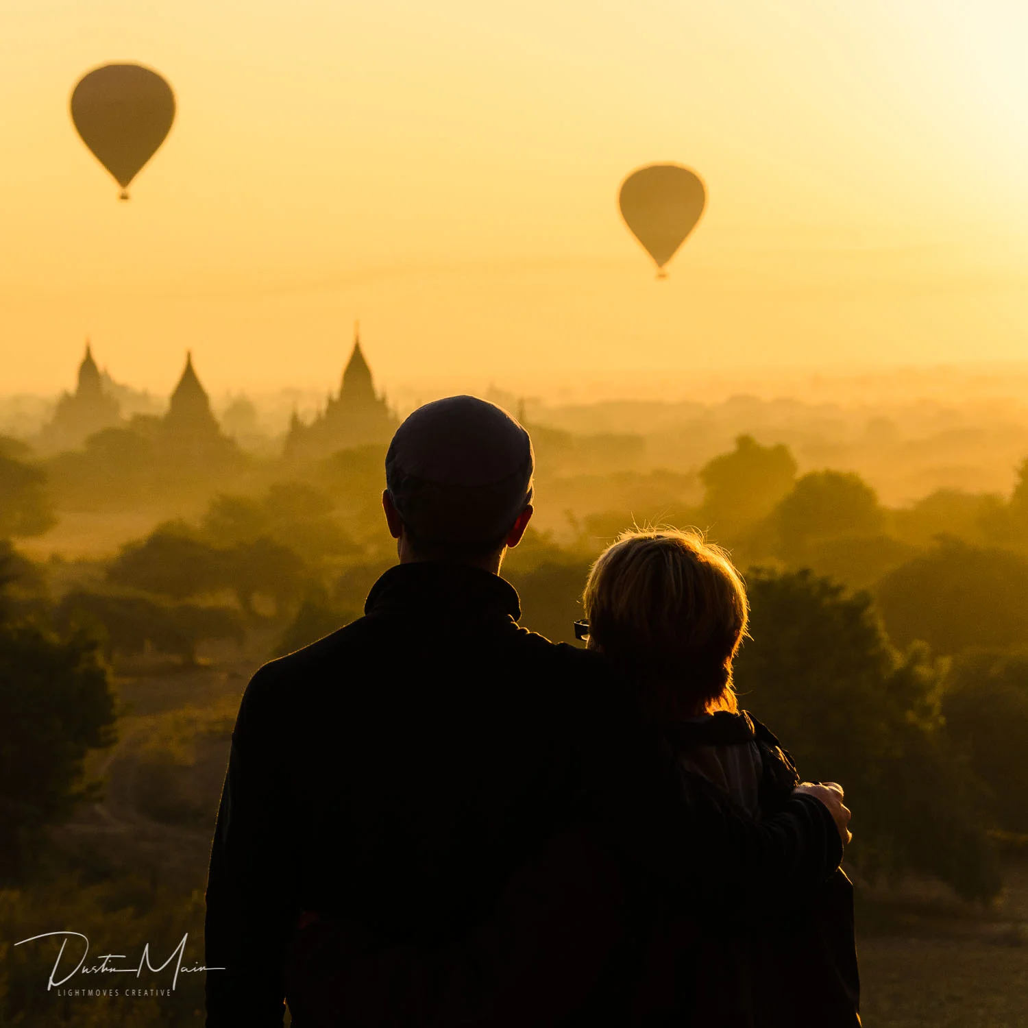Sunrise in Bagan. As far as I know, this is the picture they show in the dictionary under "magical."