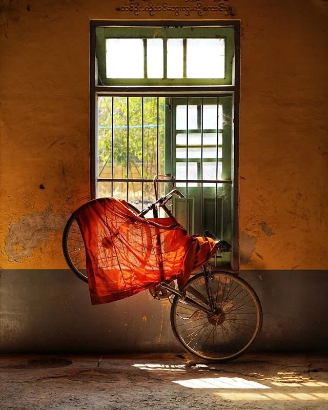 Drying Time

A novice monk's robe dries in the sun under the monastery

This monastery in Kaung Daing village was the location for a 2 day ceremony, celebrating 7 boys taking their turn becoming novice monk's for 9 days

It was a full-on experience... The boys dressing up as princes and being paraded around town on horses (several times). Food cooked in large vats, and fed to thousands from the surrounding villages.  Live music with a host of singers, at a very high volume mind you.  Oh, and some chanting too

So when the sun was at it's hottest, the crowds were at their thickest, and the noise was at it's loudest, I'd escape down here

#UnTourToMyanmar #ThisMyanmarLife #Myanmar #burma #shan #intha #inlelake #documentaryphotography #documentary #monk #monkingaround #bbctravel #passionpassport #walls #everydaymyanmar