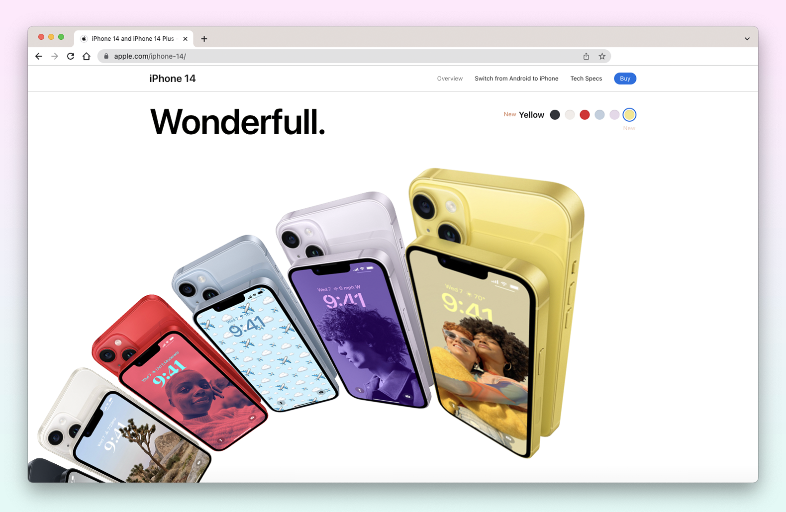 Apple iPhone 14, 13 Website