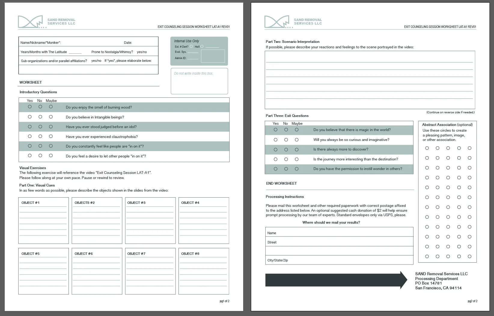 Worksheet LAT-A1 REV01