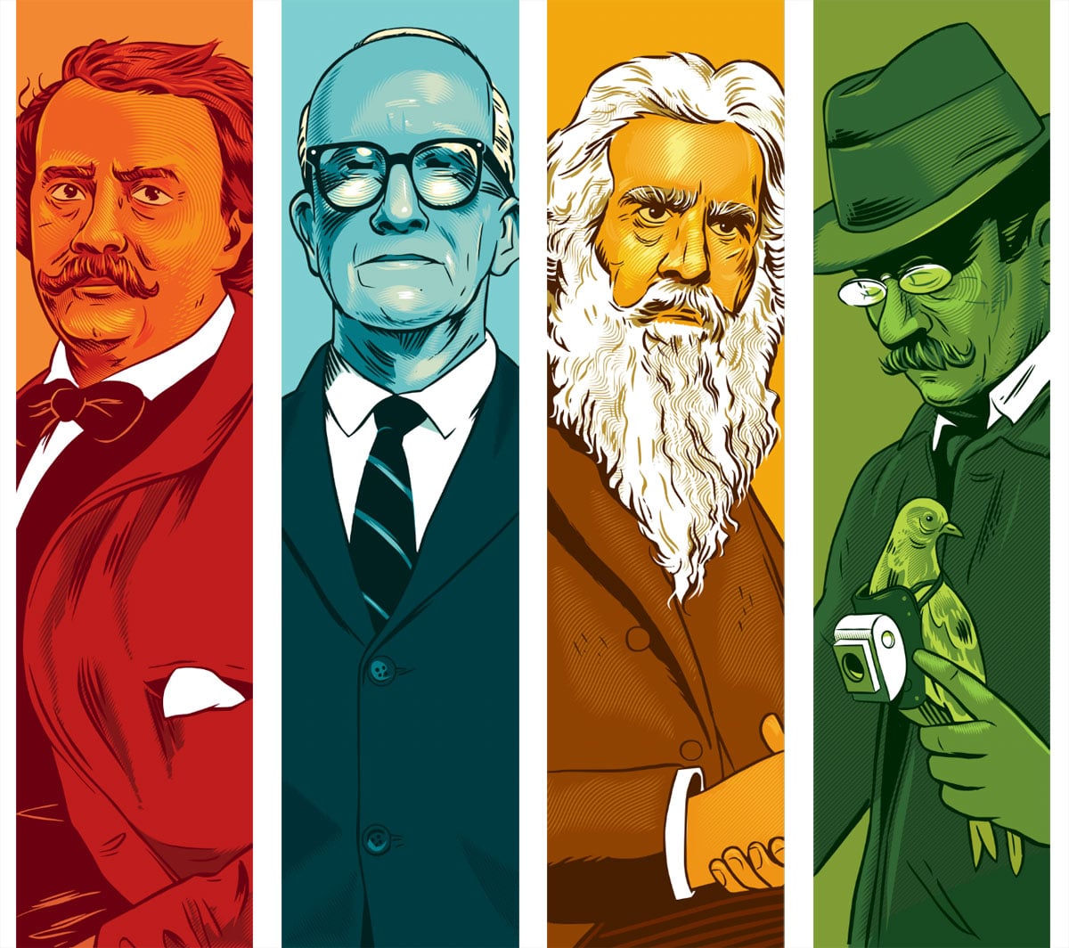 Nadar, Bucky, Muybridge, and Neubronner