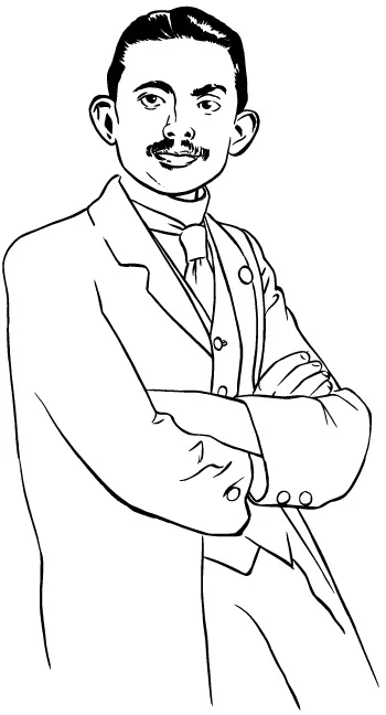 Scanned and vectorized ink lines
