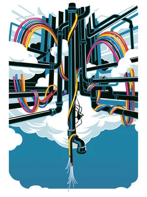 AOL Fiber Poster