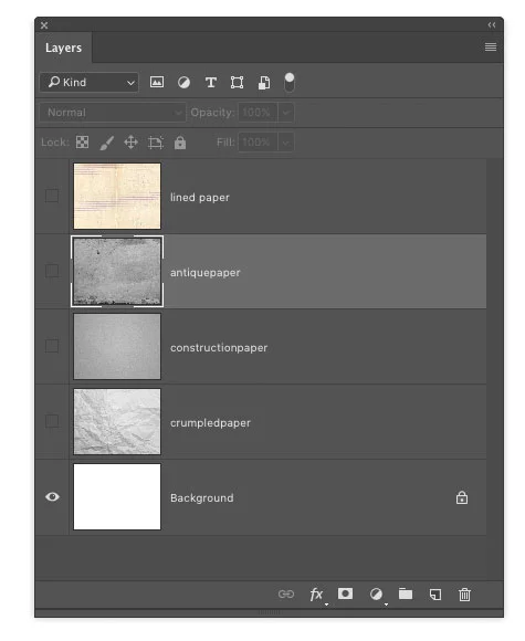 PaperTextures.psd Layers
