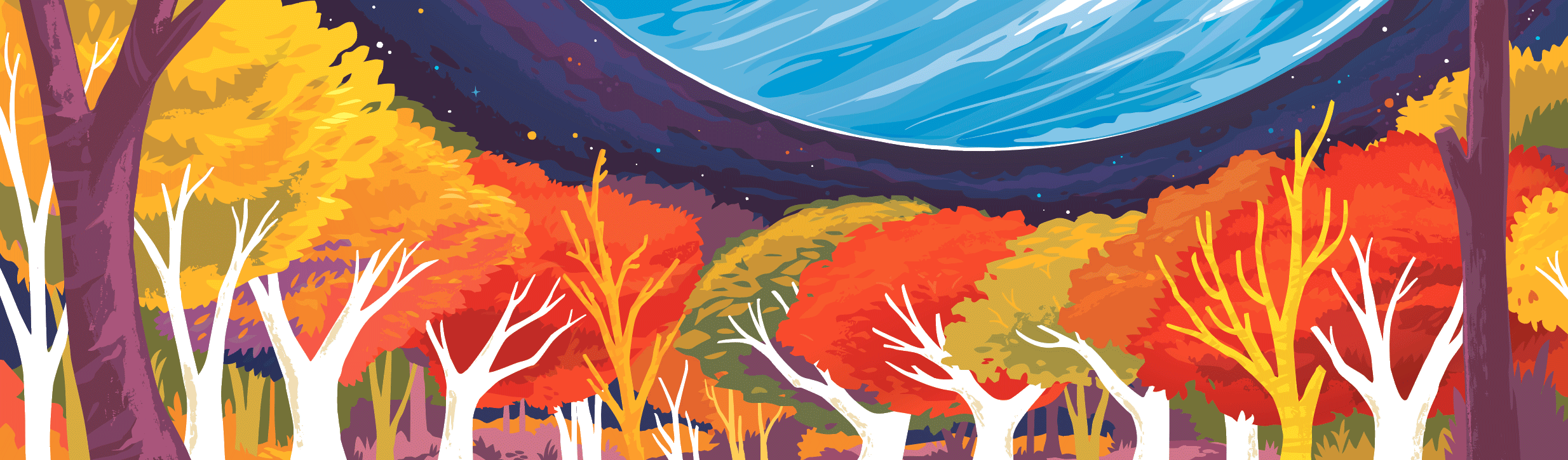 Finished Mural Art for Planet Labs