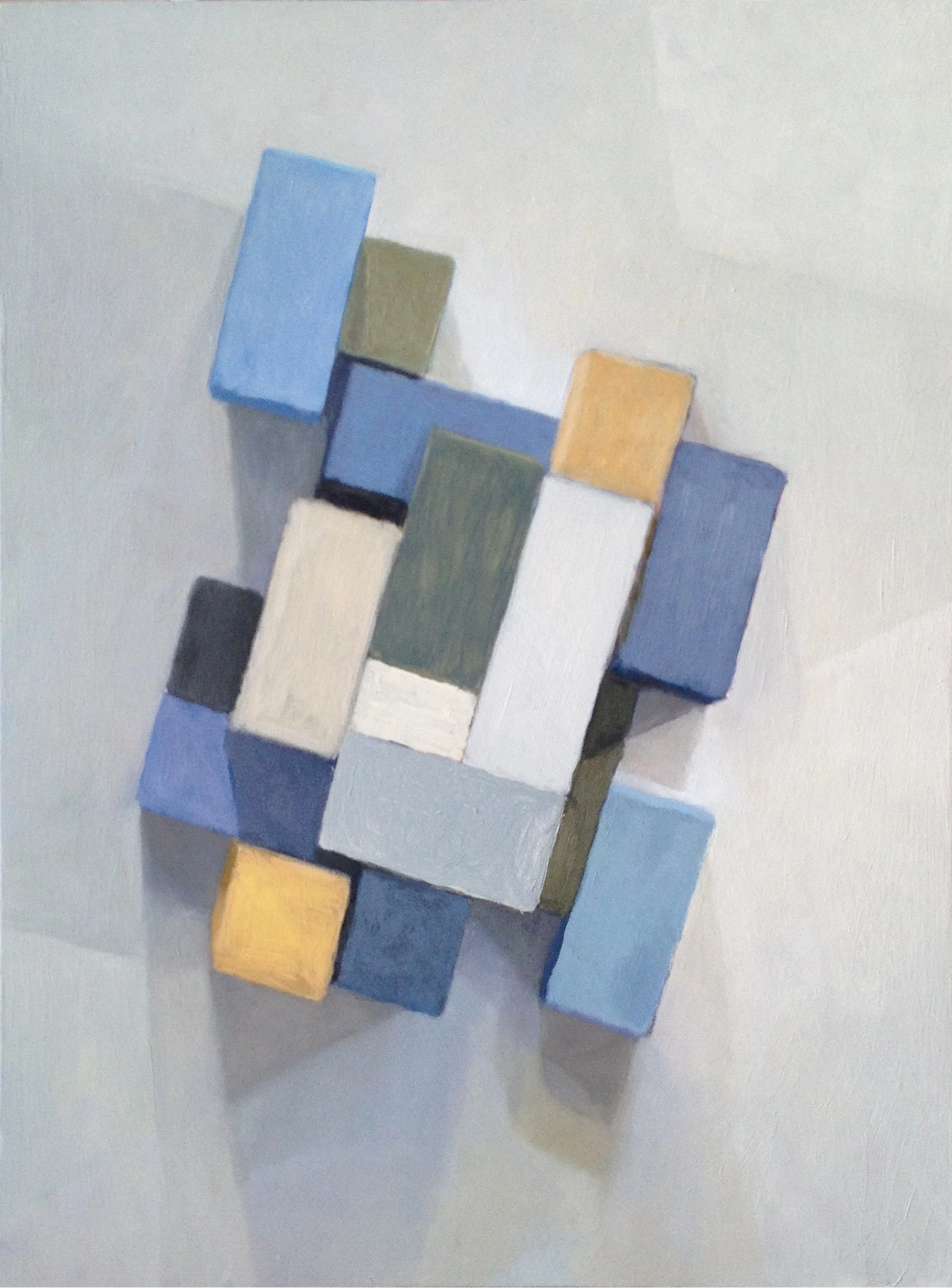 Cross Light I, 2013 Oil on wood, 50 x 40 cm