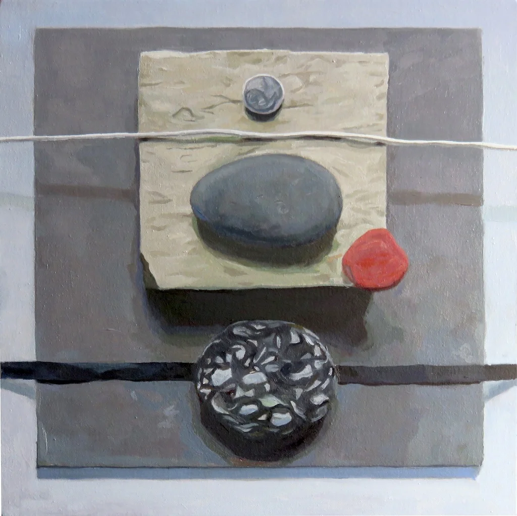 Celebes in the Room , 2014 Oil on canvas, 16 x 16 inches 