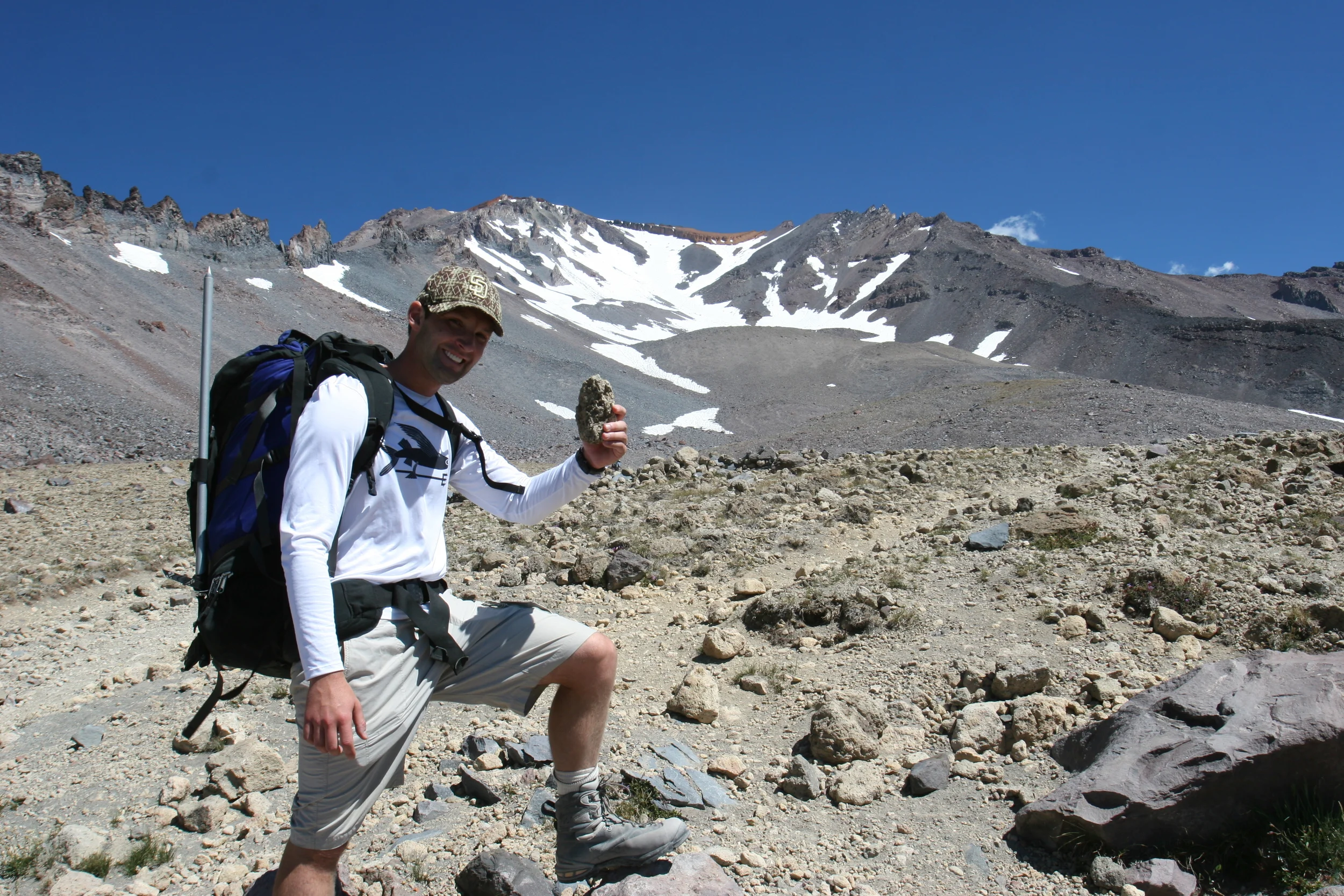 This is not Count St. Germain. This is just a normal, ordinary, non-Lemurian Mount Shasta Volcanic Rock.