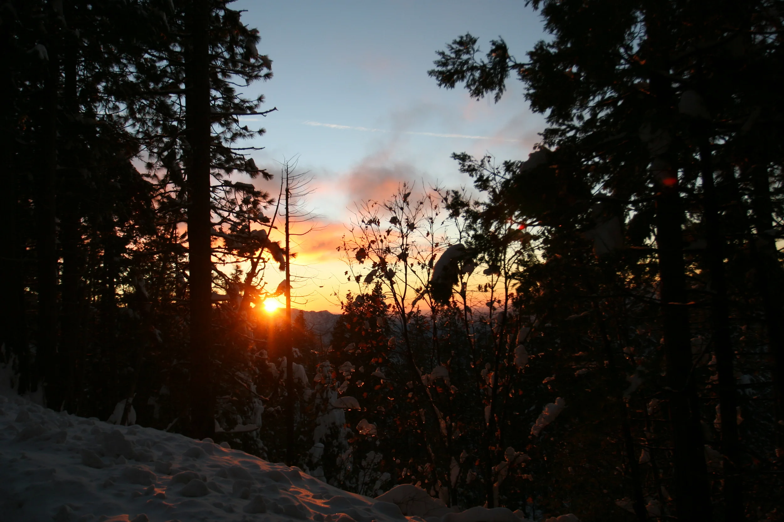 Sunset, Winter Yosemite