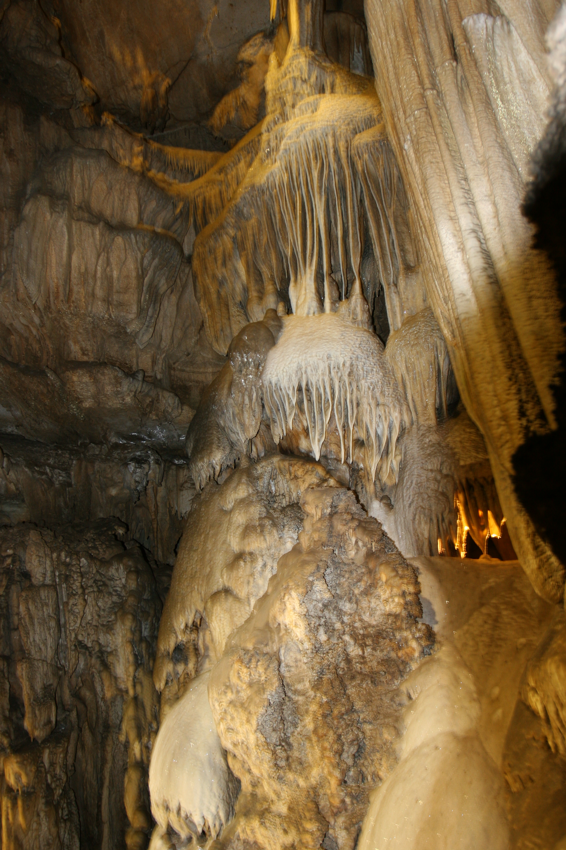 Both the Crystal Cave and Boyden Caverns have amazing features.